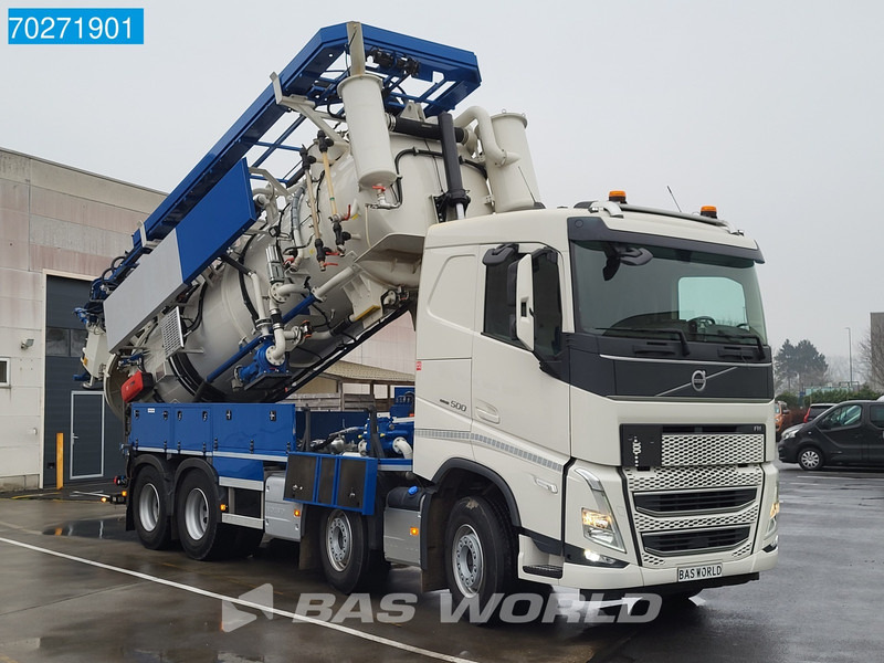 Volvo FH 500 8X4 Vacuum truck Gully Emptier 14.000ltr VEB+ Navi Euro 6 - Caminhão limpa fossa: foto 3 Volvo FH 500 8X4 Vacuum truck Gully Emptier 14.000ltr VEB+ Navi Euro 6 - Caminhão limpa fossa: foto 3