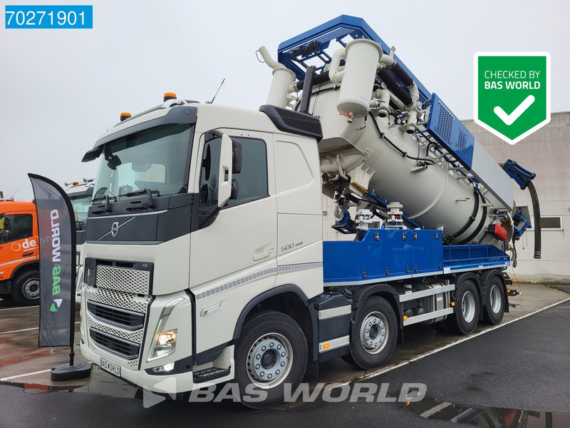 Volvo FH 500 8X4 Vacuum truck Gully Emptier 14.000ltr VEB+ Navi Euro 6 - Caminhão limpa fossa: foto 1 Volvo FH 500 8X4 Vacuum truck Gully Emptier 14.000ltr VEB+ Navi Euro 6 - Caminhão limpa fossa: foto 1