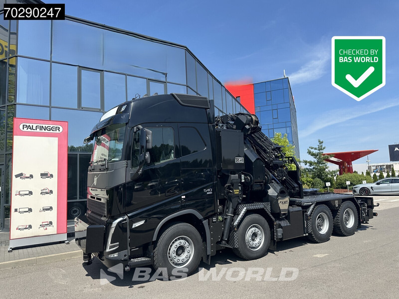 Volvo FH 540 FH 8X4 NEW! Palfinger PK1050 TEC G Crane Kran + JIB Winch Dynamic Steering Navi - Camião de caixa aberta/ Plataforma, Camião grua: foto 1 Volvo FH 540 FH 8X4 NEW! Palfinger PK1050 TEC G Crane Kran + JIB Winch Dynamic Steering Navi - Camião de caixa aberta/ Plataforma, Camião grua: foto 1