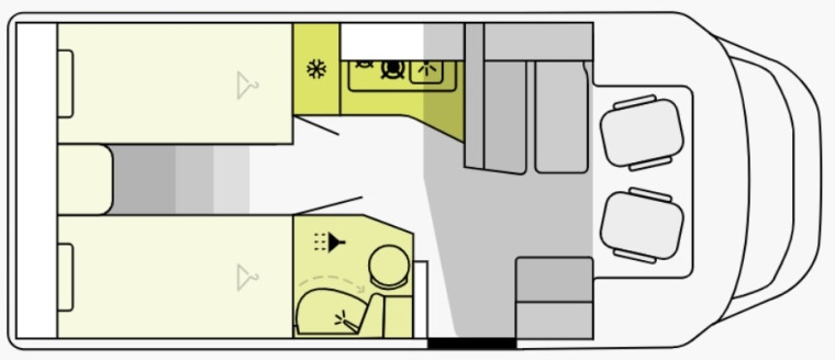 Etrusco T 6.9 SB - Autocaravana perfilada: foto 1 Etrusco T 6.9 SB - Autocaravana perfilada: foto 1