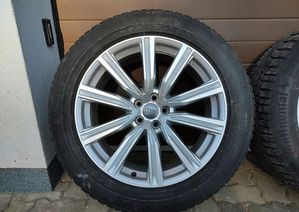 Koła felgi aluminiowe Audi Q8 SQ8 z oponami zimowymi Continental WinterContact TS850P 265/50 R20 H XL - Roda completa por Automóvel: foto 2 Koła felgi aluminiowe Audi Q8 SQ8 z oponami zimowymi Continental WinterContact TS850P 265/50 R20 H XL - Roda completa por Automóvel: foto 2
