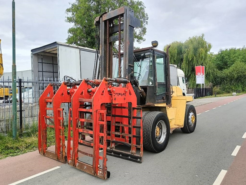 Hyster H 12.00 XL 12 ton heftruck met stenenklem forklift - Empilhadeira a diesel: foto 3 Hyster H 12.00 XL 12 ton heftruck met stenenklem forklift - Empilhadeira a diesel: foto 3