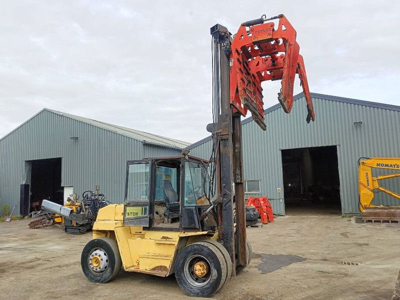 Hyster H 12.00 XL 12 ton heftruck met stenenklem forklift - Empilhadeira a diesel: foto 2 Hyster H 12.00 XL 12 ton heftruck met stenenklem forklift - Empilhadeira a diesel: foto 2
