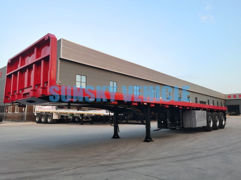 SUNSKY Flatbed Trailer with henred type axles and suspension - Semi-reboque plataforma/ Caixa aberta: foto 5 SUNSKY Flatbed Trailer with henred type axles and suspension - Semi-reboque plataforma/ Caixa aberta: foto 5