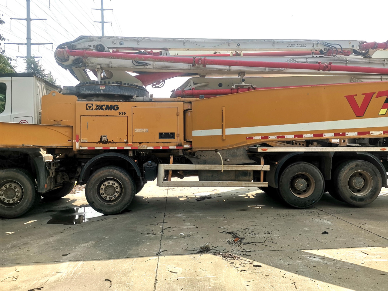 Leasing de  XCMG Factory Schwing Used Concrete Boom Pump Truck HB58V Diesel Concrete Pump Hot Sale XCMG Factory Schwing Used Concrete Boom Pump Truck HB58V Diesel Concrete Pump Hot Sale: foto 8