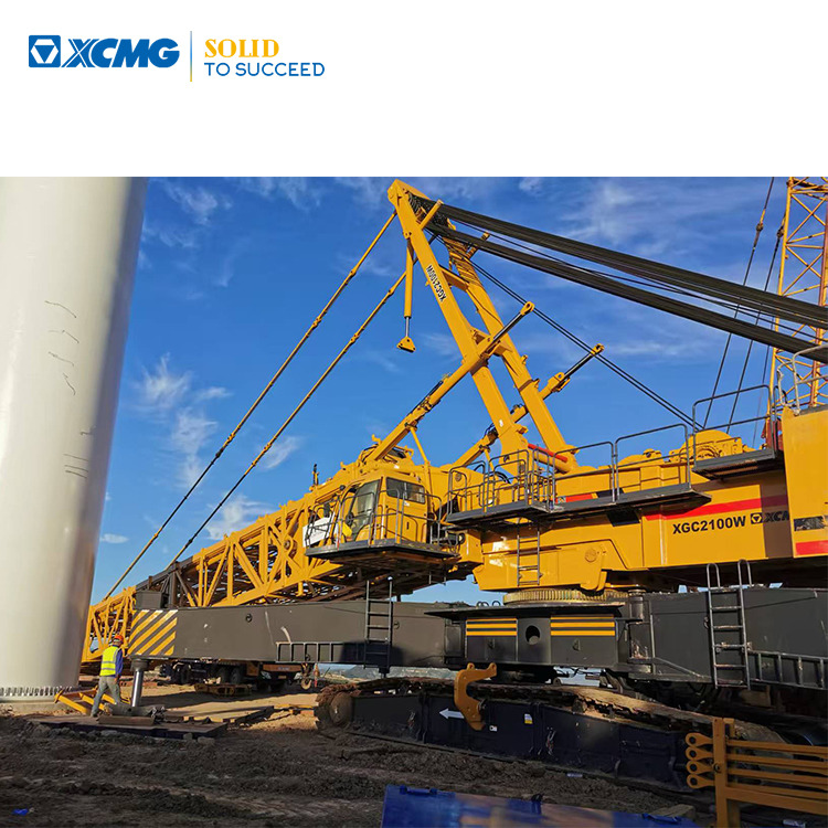 XCMG Official Construction Mobile Crane XGC2100W 110Ton Used Hydraulic Crawler Crane - Guindaste sobre esteiras: foto 1 XCMG Official Construction Mobile Crane XGC2100W 110Ton Used Hydraulic Crawler Crane - Guindaste sobre esteiras: foto 1