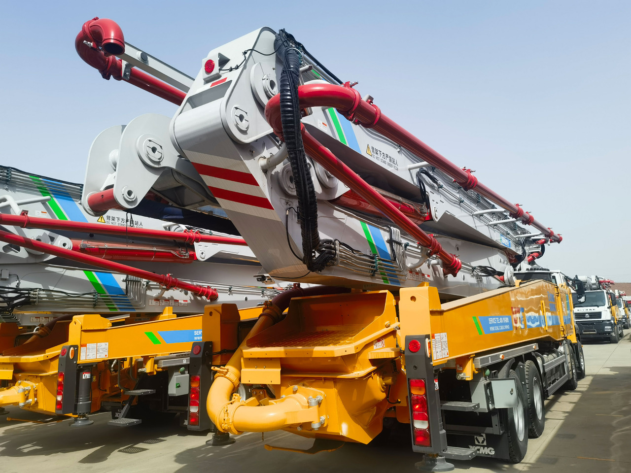 Autobomba de betão XCMG Official Second Hand 62m Concrete Boom Pump HB62V Truck Mounted Concrete Pump For Sale: foto 6
