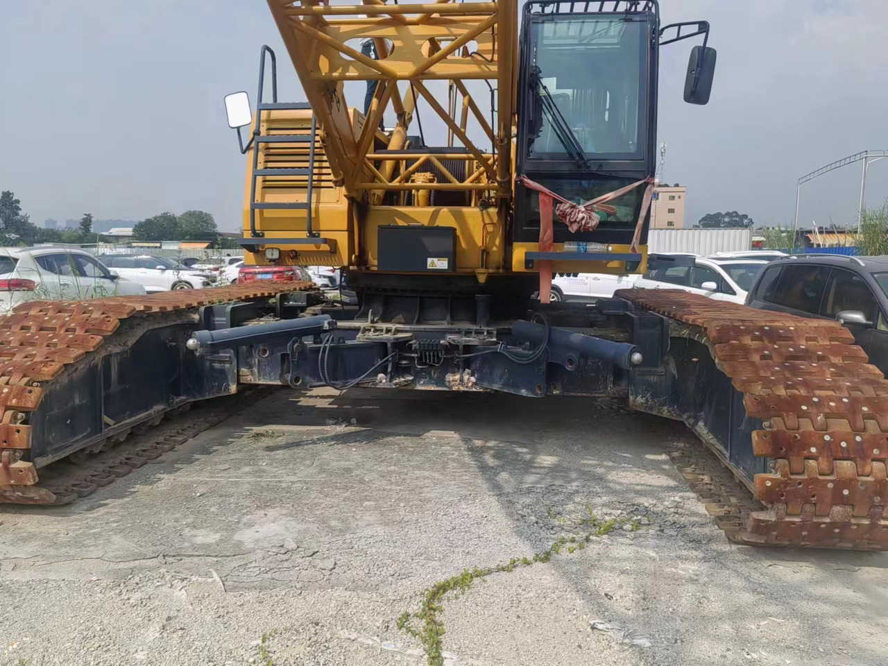 XCMG Official Used 100 Ton Mobile Crane XGC100A Hydraulic Lattice Boom Crawler Crane For Sale - Guindaste sobre esteiras: foto 4 XCMG Official Used 100 Ton Mobile Crane XGC100A Hydraulic Lattice Boom Crawler Crane For Sale - Guindaste sobre esteiras: foto 4