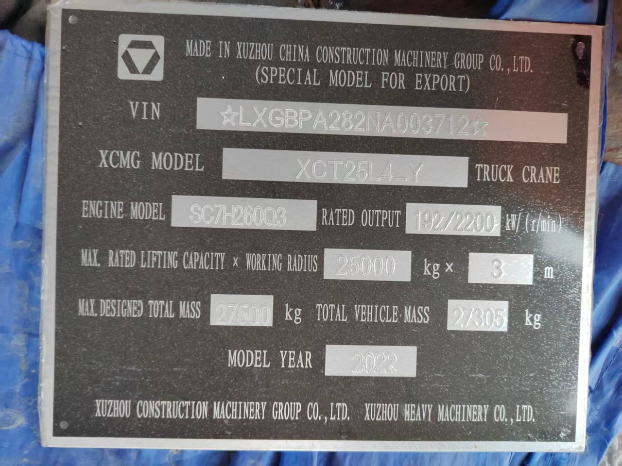 Grua móvel XCMG Official Used Truck Crane 25 ton XCT25L4-Y Hydraulic Arm Mobile Crane Price: foto 8
