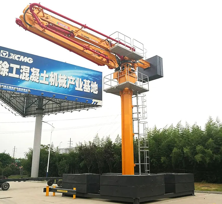 XCMG Schwing Concrete Distributor HGP32 High Efficiency 22kw 32m Hydraulic Spider Concrete Placing Boom Made in China - Bomba de betão estacionária: foto 3 XCMG Schwing Concrete Distributor HGP32 High Efficiency 22kw 32m Hydraulic Spider Concrete Placing Boom Made in China - Bomba de betão estacionária: foto 3