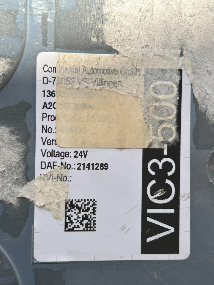 DAF XF 106 480 VIC3-500 - Centralina electrónica por Camião: foto 4 DAF XF 106 480 VIC3-500 - Centralina electrónica por Camião: foto 4