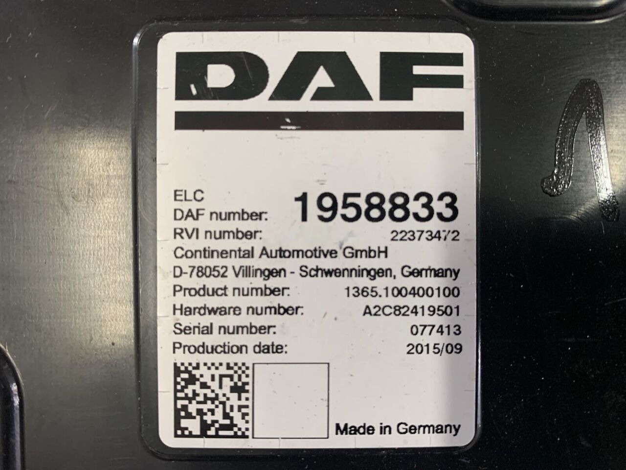 DAF XF 106 ELC DAF XF 106 truck - Centralina electrónica por Camião: foto 5 DAF XF 106 ELC DAF XF 106 truck - Centralina electrónica por Camião: foto 5
