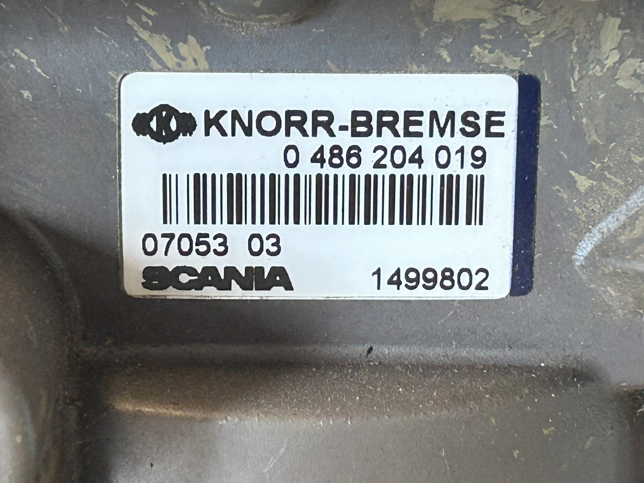 KNORR-BREMSE REAR AXLE EBS MODULATOR SCANIA - Válvula de freio: foto 5 KNORR-BREMSE REAR AXLE EBS MODULATOR SCANIA - Válvula de freio: foto 5