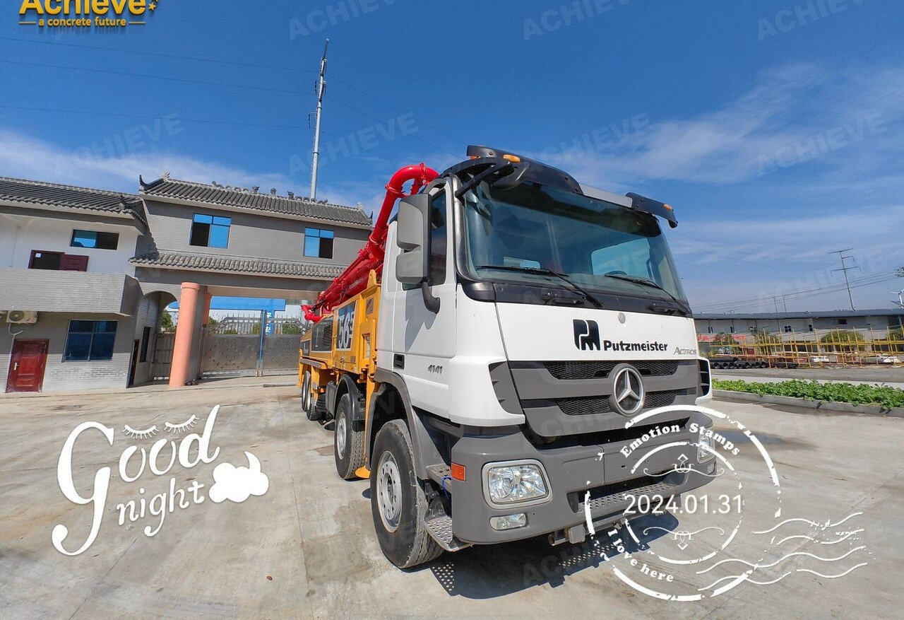 Autobomba de betão Putzmeister Putzmeister  M56-4RZ Actros 4141Mercedes-Benz Concrete pump truck 【ACHIEVE】TOP CONDITION!!!: foto 14