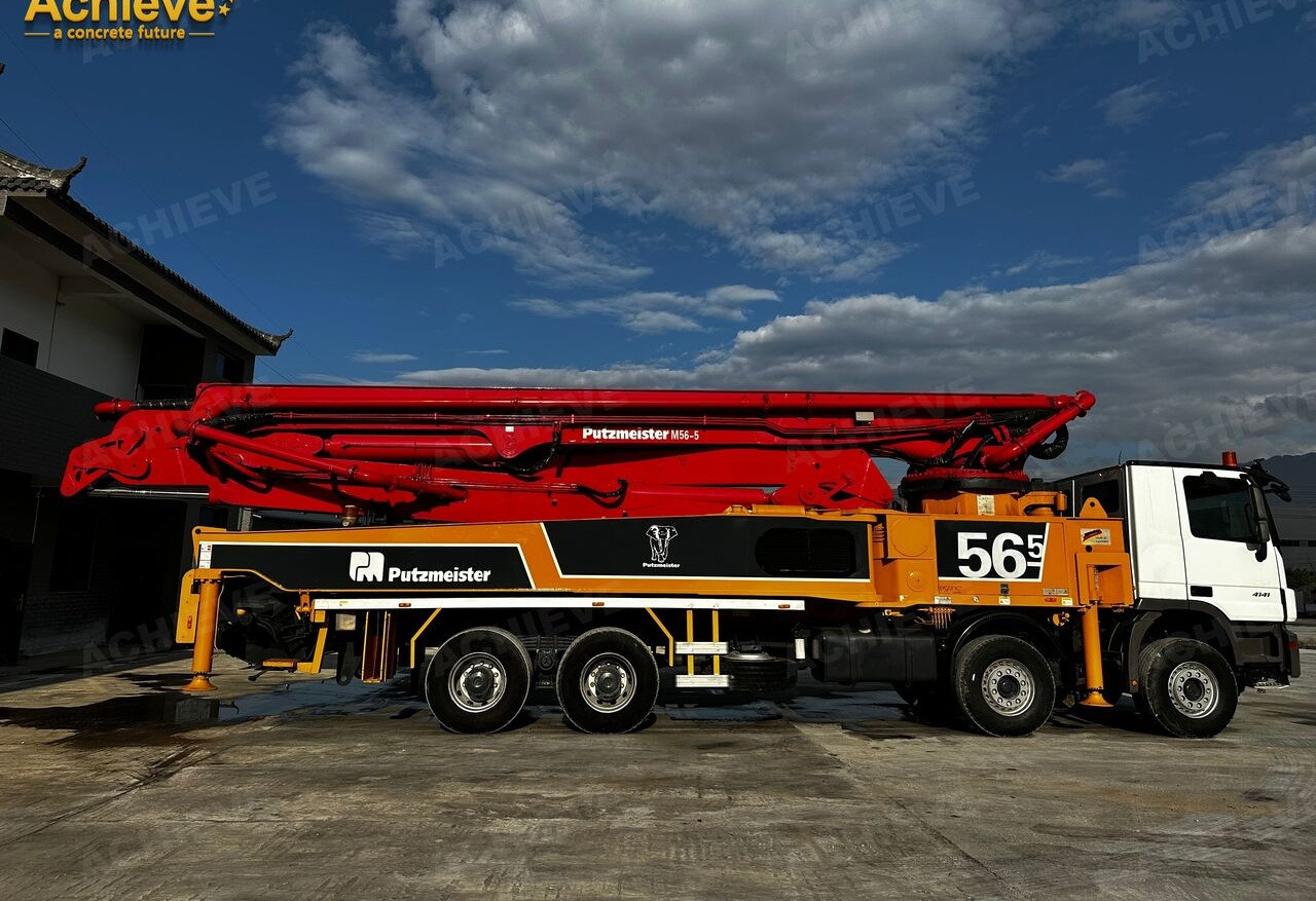 Autobomba de betão Putzmeister Putzmeister  M56-4RZ Actros 4141Mercedes-Benz Concrete pump truck 【ACHIEVE】TOP CONDITION!!!: foto 17