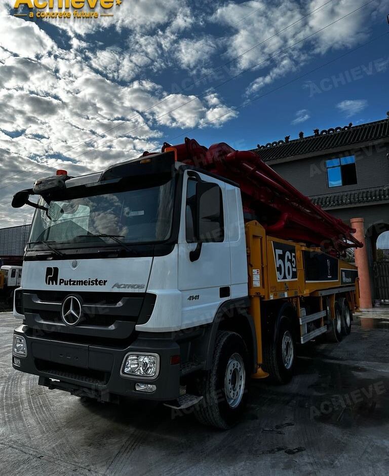 Autobomba de betão Putzmeister Putzmeister  M56-4RZ Actros 4141Mercedes-Benz Concrete pump truck 【ACHIEVE】TOP CONDITION!!!: foto 24