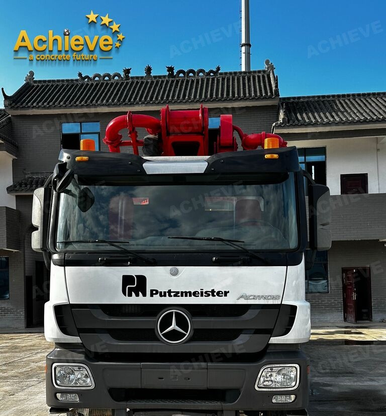 Autobomba de betão Putzmeister Putzmeister  M56-4RZ Actros 4141Mercedes-Benz Concrete pump truck 【ACHIEVE】TOP CONDITION!!!: foto 22