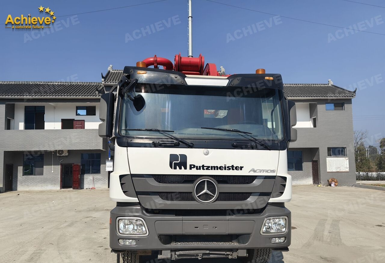 Autobomba de betão Putzmeister Putzmeister  M56-4RZ Actros 4141Mercedes-Benz Concrete pump truck 【ACHIEVE】TOP CONDITION!!!: foto 7
