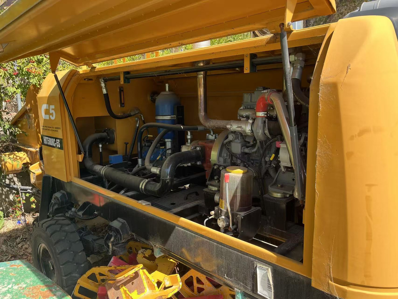 SANY 【ACHIEVE】TOP CONDITION!!! demo new low hours Sany Concrete Trailer Pump 2015 HBT6016C-5D - Bomba de betão estacionária: foto 4 SANY 【ACHIEVE】TOP CONDITION!!! demo new low hours Sany Concrete Trailer Pump 2015 HBT6016C-5D - Bomba de betão estacionária: foto 4