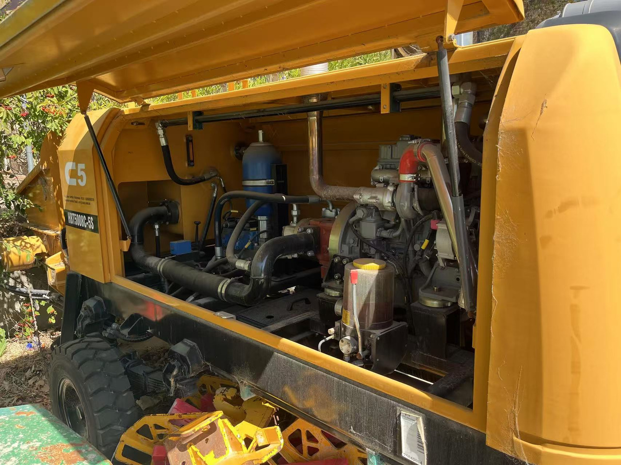 SANY 【ACHIEVE】TOP CONDITION!!! demo new low hours Sany Concrete Trailer Pump 2015 HBT6016C-5D - Bomba de betão estacionária: foto 4 SANY 【ACHIEVE】TOP CONDITION!!! demo new low hours Sany Concrete Trailer Pump 2015 HBT6016C-5D - Bomba de betão estacionária: foto 4