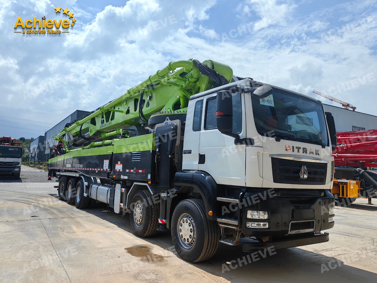 Zoomlion Zoomlion 70M 70X-6RZ Concrete pump truck ACTROS 4141 【ACHIEVE】TOP CONDITION!!! - Autobomba de betão: foto 1 Zoomlion Zoomlion 70M 70X-6RZ Concrete pump truck ACTROS 4141 【ACHIEVE】TOP CONDITION!!! - Autobomba de betão: foto 1