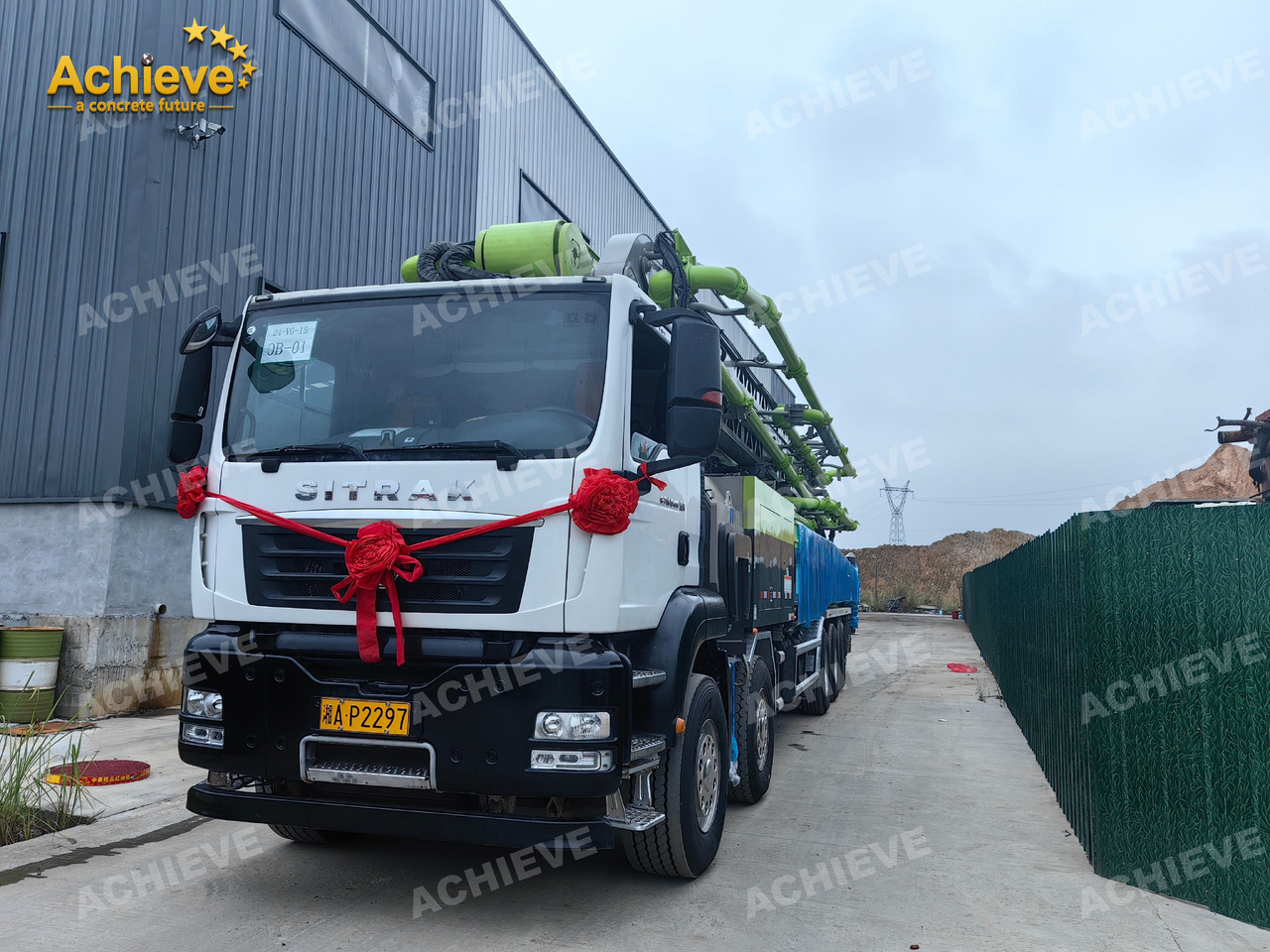 Zoomlion Zoomlion 70M 70X-6RZ Concrete pump truck ACTROS 4141 【ACHIEVE】TOP CONDITION!!! - Autobomba de betão: foto 4 Zoomlion Zoomlion 70M 70X-6RZ Concrete pump truck ACTROS 4141 【ACHIEVE】TOP CONDITION!!! - Autobomba de betão: foto 4
