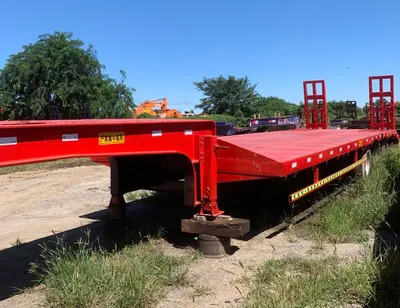 3axle 4axle 60ton 80ton 100ton Hydraulic Lowbed Loader Trucks Semi Trailer - Semi-reboque baixa: foto 1 3axle 4axle 60ton 80ton 100ton Hydraulic Lowbed Loader Trucks Semi Trailer - Semi-reboque baixa: foto 1