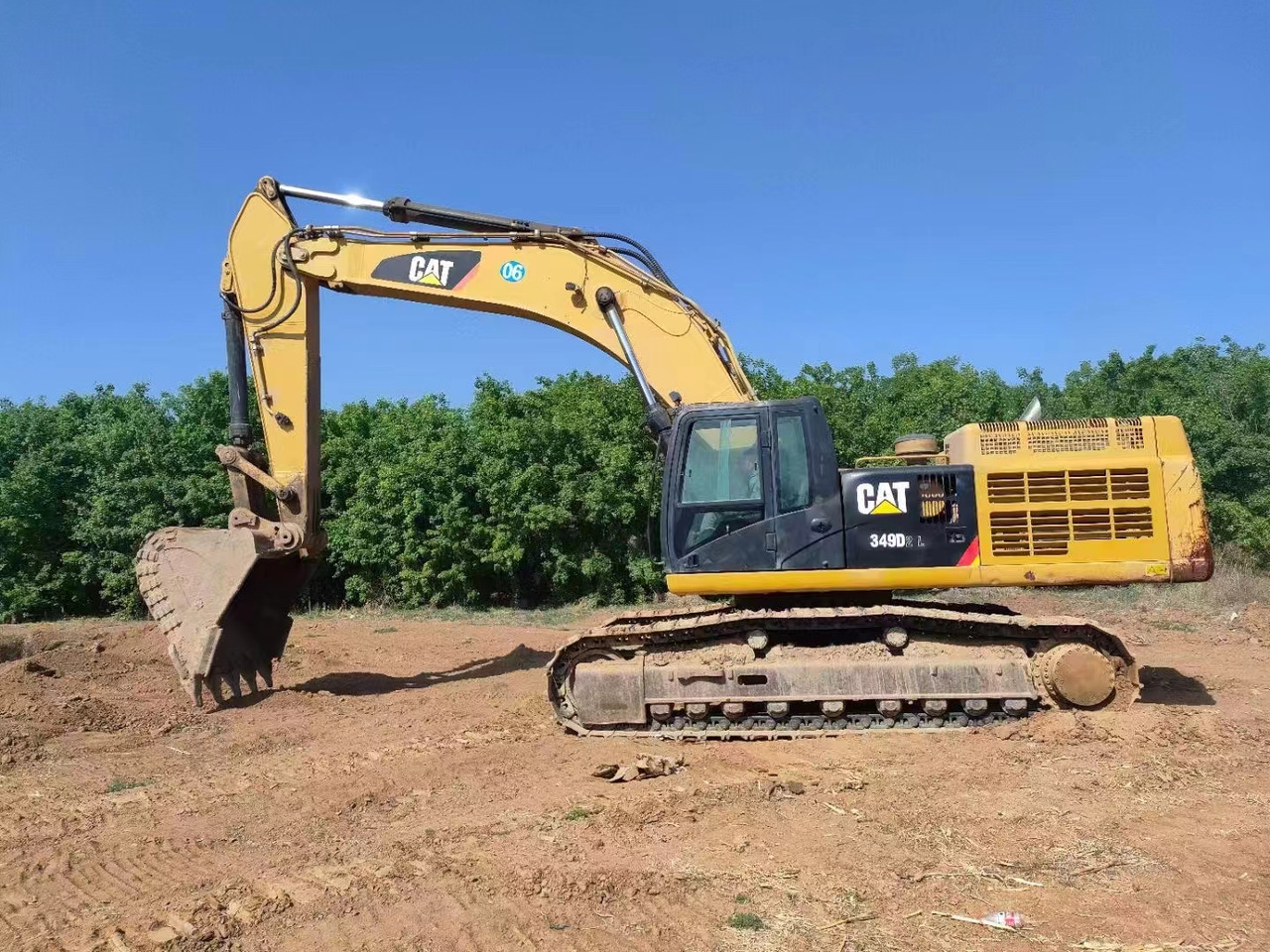 Caterpillar 349D, 349D2 Original Color Heavy Mining Machine - Escavadora de rastos: foto 1 Caterpillar 349D, 349D2 Original Color Heavy Mining Machine - Escavadora de rastos: foto 1