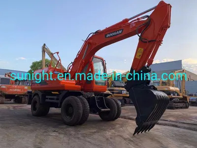 Good Condition Wheel Excavator Doosan Dh150W-7 Tire Excavator on Sale - Escavadora de rastos: foto 1 Good Condition Wheel Excavator Doosan Dh150W-7 Tire Excavator on Sale - Escavadora de rastos: foto 1