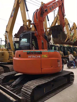 Used Japanese Small Hydraulic Excavator Hitachi Zx75us Mini Backhoe with Dozer for Sale - Escavadora de rastos: foto 1 Used Japanese Small Hydraulic Excavator Hitachi Zx75us Mini Backhoe with Dozer for Sale - Escavadora de rastos: foto 1