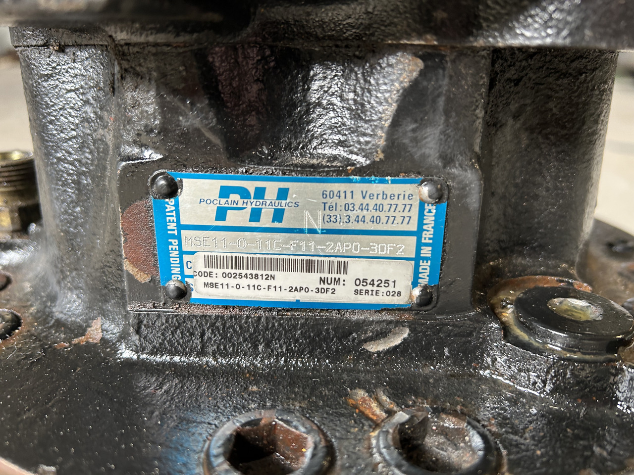 POCLAIN HYDRAULICS MSE11 - Motor de giro por Escavadeira: foto 4 POCLAIN HYDRAULICS MSE11 - Motor de giro por Escavadeira: foto 4