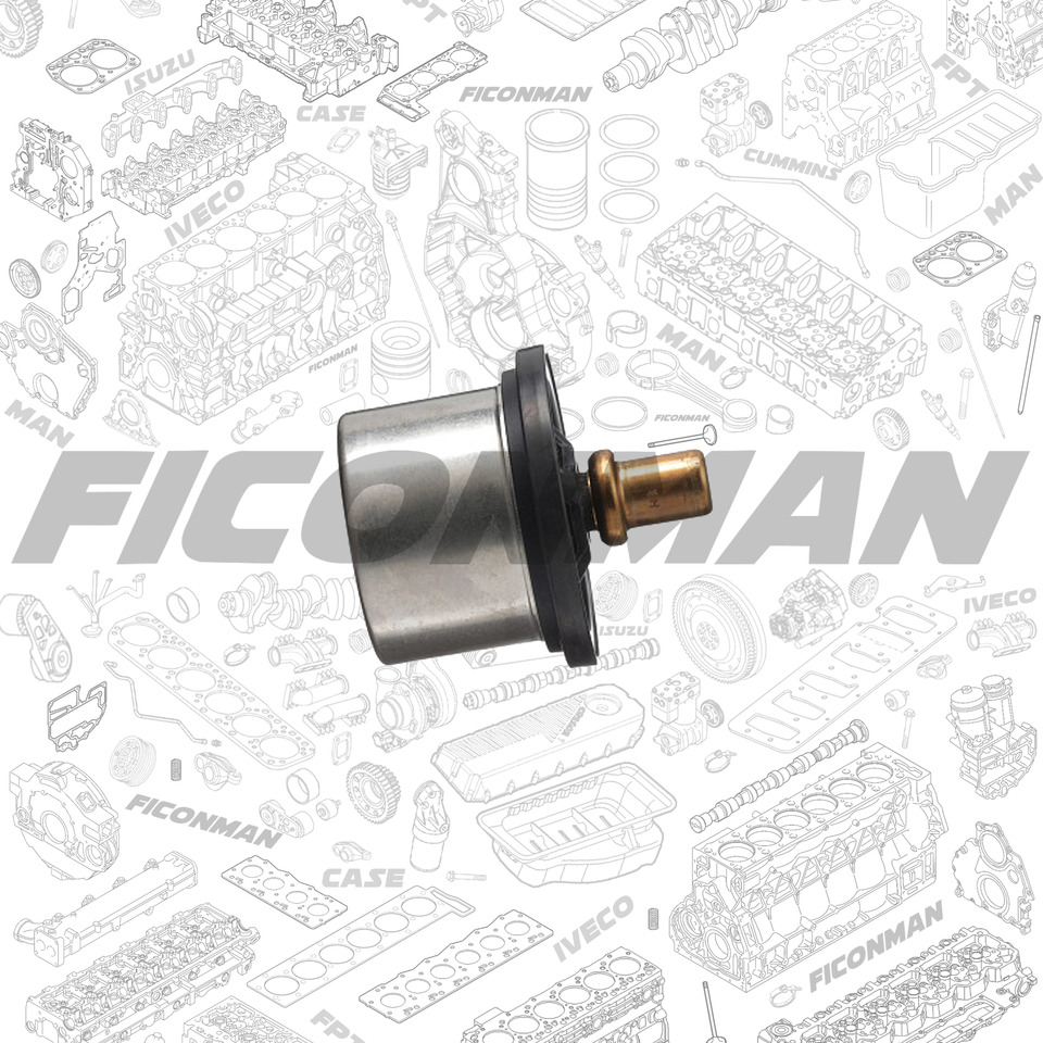 FPT IVECO CASE Cursor9 Euro 6 F2CFE612 A/B/D F2CFE614A*B041/F2CGE614F*V004 5802431166 Thermostat 5010553100 99431512/504096443 - Termóstato por Camião: foto 1 FPT IVECO CASE Cursor9 Euro 6 F2CFE612 A/B/D F2CFE614A*B041/F2CGE614F*V004 5802431166 Thermostat 5010553100 99431512/504096443 - Termóstato por Camião: foto 1