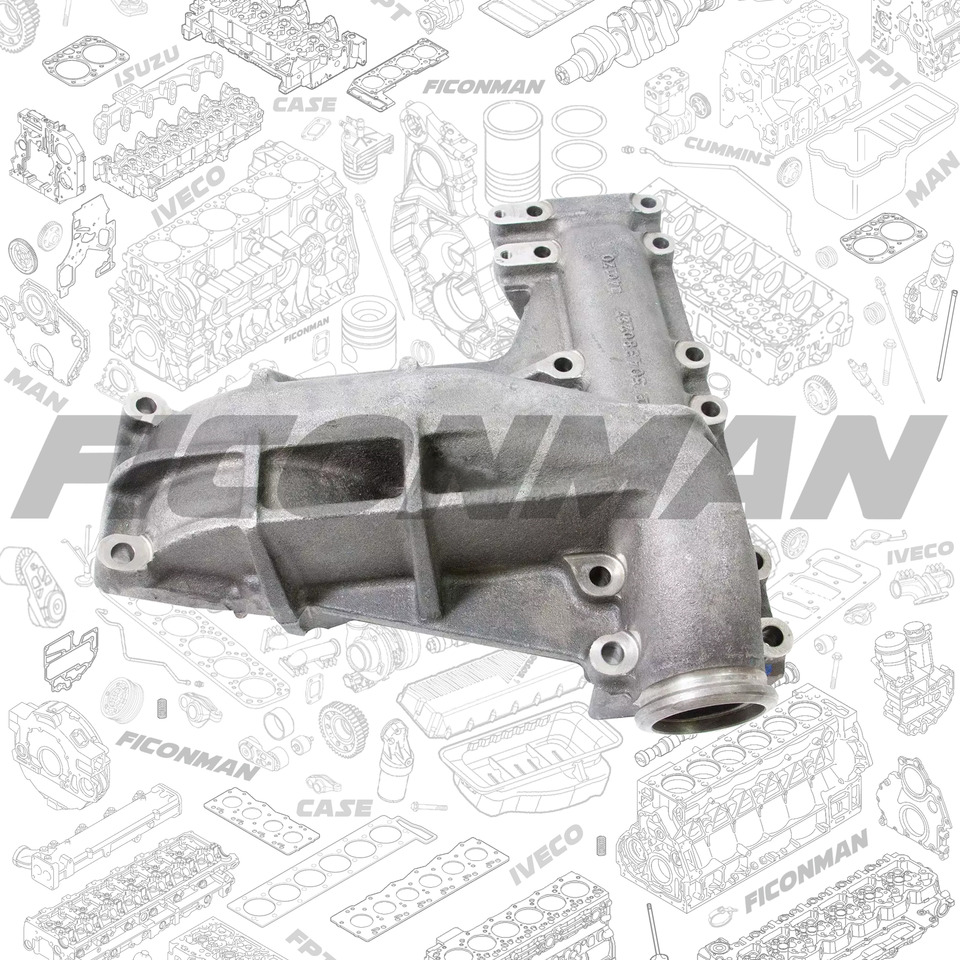 FPT IVECO CASE Cursor9 F2CFE614A*B041/F2CGE614F*V004 5802431166 Exhaust Mainfold 504380222 - Colector de escape por Camião: foto 1 FPT IVECO CASE Cursor9 F2CFE614A*B041/F2CGE614F*V004 5802431166 Exhaust Mainfold 504380222 - Colector de escape por Camião: foto 1