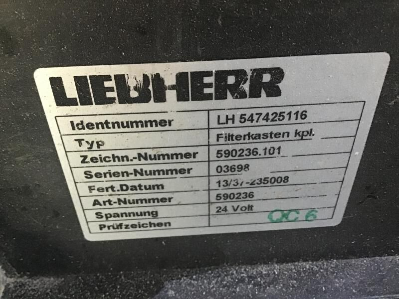 Liebherr Air Filter - Filtro de ar: foto 3 Liebherr Air Filter - Filtro de ar: foto 3