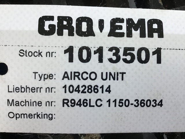 Liebherr Airco Unit - Compressor de ar condicionado: foto 3 Liebherr Airco Unit - Compressor de ar condicionado: foto 3