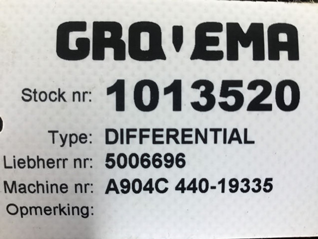 Liebherr Differential - Diferencial: foto 4 Liebherr Differential - Diferencial: foto 4