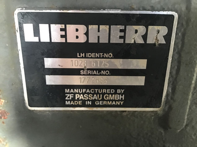 Liebherr Frontaxle - Eixo dianteiro: foto 2 Liebherr Frontaxle - Eixo dianteiro: foto 2