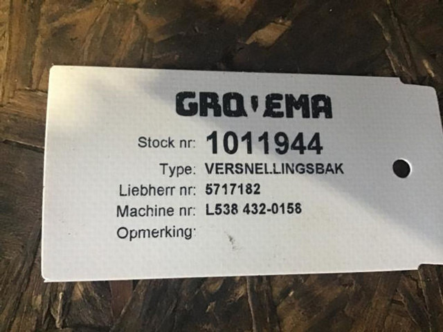 Liebherr Transmission - Caixa de velocidade: foto 3 Liebherr Transmission - Caixa de velocidade: foto 3