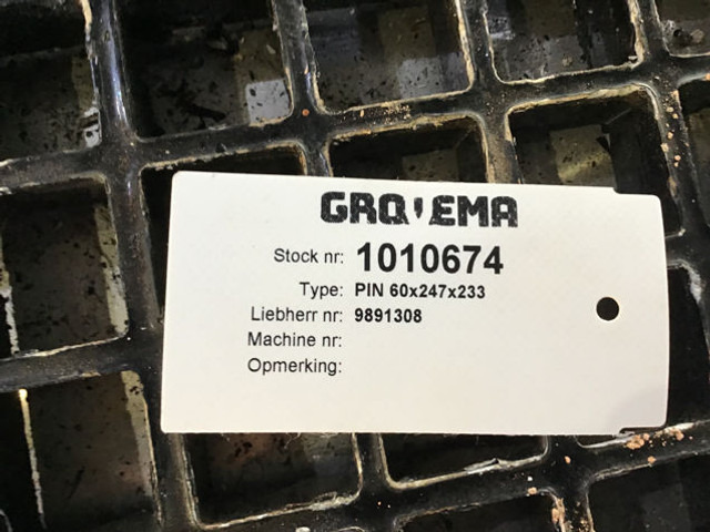 Peça de reposição Liebherr Pin 60X247X233: foto 8