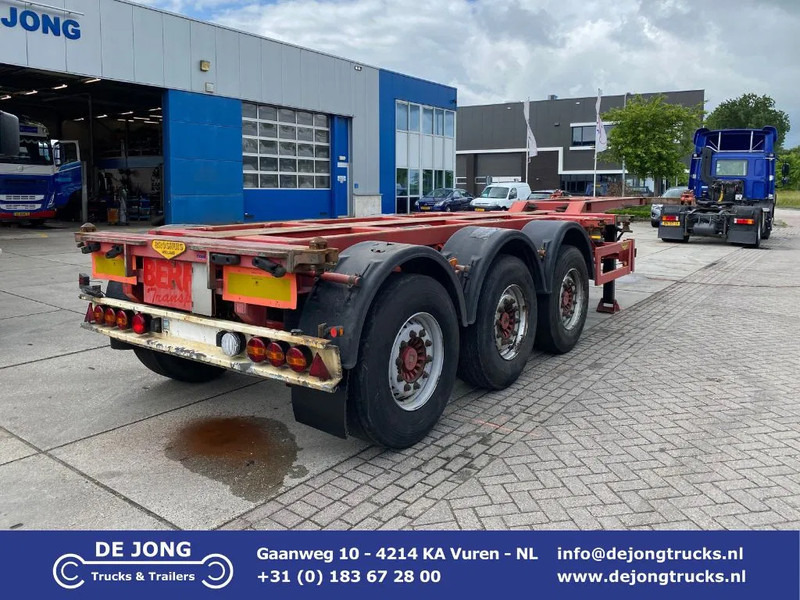 Broshuis MFCC / 2x Extendable / SAF + Disc Brakes / 1x Lift Axle / 45FT - Semi-reboque transportador de contêineres/ Caixa móvel: foto 1 Broshuis MFCC / 2x Extendable / SAF + Disc Brakes / 1x Lift Axle / 45FT - Semi-reboque transportador de contêineres/ Caixa móvel: foto 1