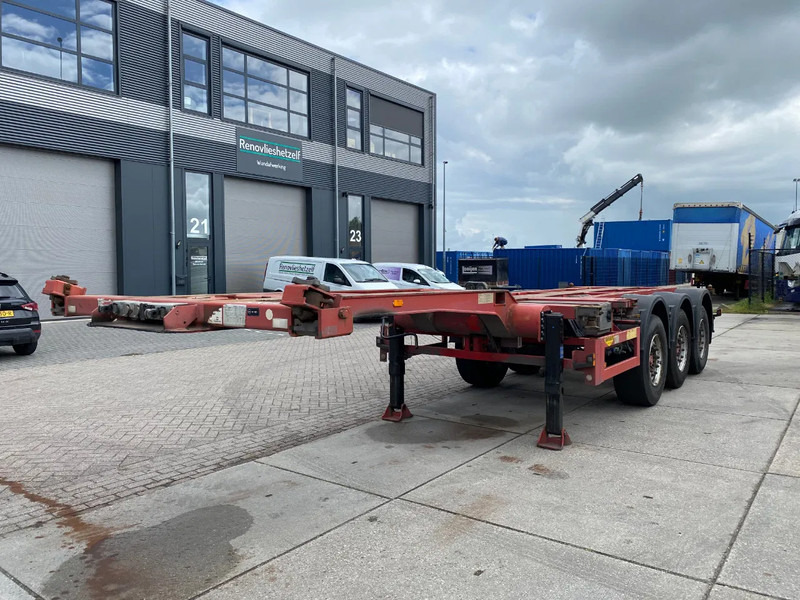 Broshuis MFCC / 2x Extendable / SAF + Disc Brakes / 1x Lift Axle / 45FT - Semi-reboque transportador de contêineres/ Caixa móvel: foto 4 Broshuis MFCC / 2x Extendable / SAF + Disc Brakes / 1x Lift Axle / 45FT - Semi-reboque transportador de contêineres/ Caixa móvel: foto 4