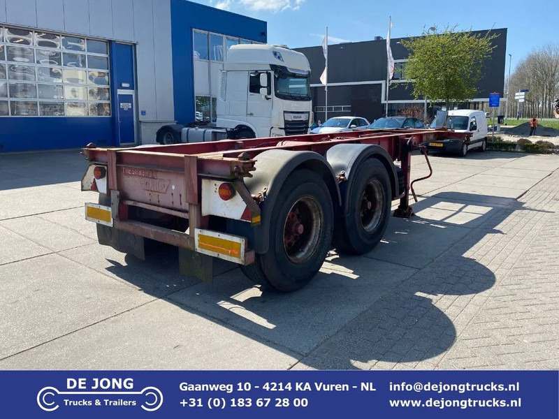 Burg 20 FT Container Chassis / BPW - Semi-reboque transportador de contêineres/ Caixa móvel: foto 1 Burg 20 FT Container Chassis / BPW - Semi-reboque transportador de contêineres/ Caixa móvel: foto 1