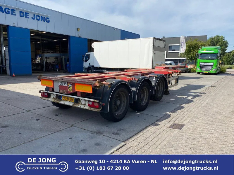 D-Tec FT-43-03V / Flexitrailer / 3x Extendable / SAF / 1x Lift Axle - Semi-reboque transportador de contêineres/ Caixa móvel: foto 1 D-Tec FT-43-03V / Flexitrailer / 3x Extendable / SAF / 1x Lift Axle - Semi-reboque transportador de contêineres/ Caixa móvel: foto 1