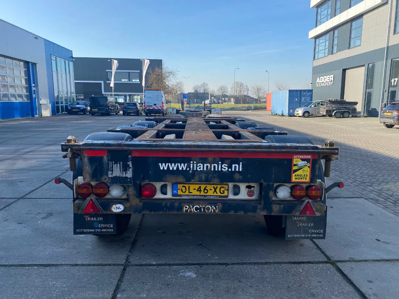 Pacton TXC 343 Multi / 3x Extendable / 1x Lift Axle - Semi-reboque transportador de contêineres/ Caixa móvel: foto 2 Pacton TXC 343 Multi / 3x Extendable / 1x Lift Axle - Semi-reboque transportador de contêineres/ Caixa móvel: foto 2