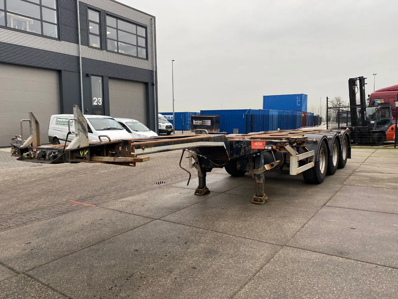 Pacton TXC 343 Multi / 3x Extendable / 1x Lift Axle - Semi-reboque transportador de contêineres/ Caixa móvel: foto 4 Pacton TXC 343 Multi / 3x Extendable / 1x Lift Axle - Semi-reboque transportador de contêineres/ Caixa móvel: foto 4