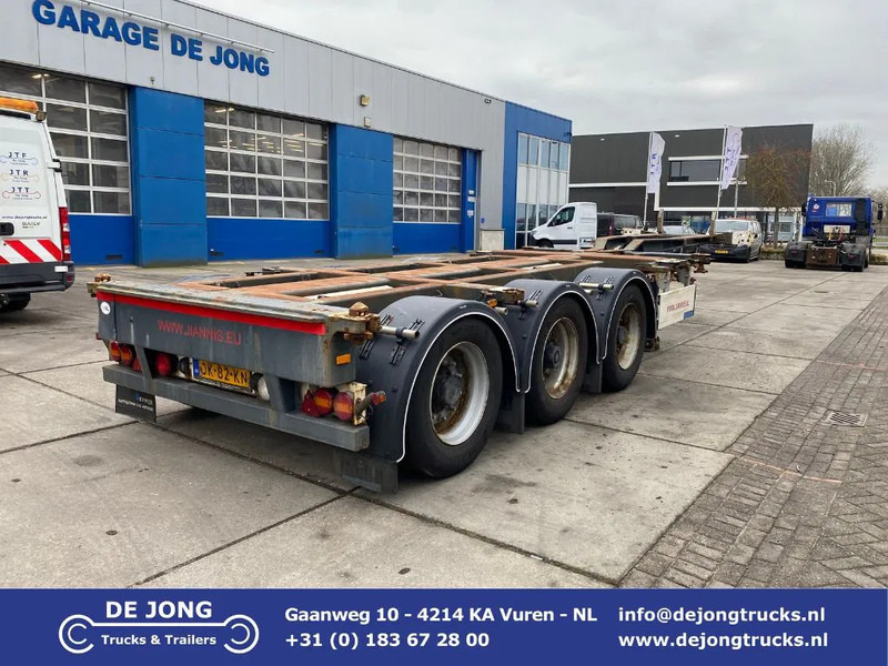 Pacton TXC 343 Multi / 3x Extendable / 1x Lift Axle - Semi-reboque transportador de contêineres/ Caixa móvel: foto 1 Pacton TXC 343 Multi / 3x Extendable / 1x Lift Axle - Semi-reboque transportador de contêineres/ Caixa móvel: foto 1