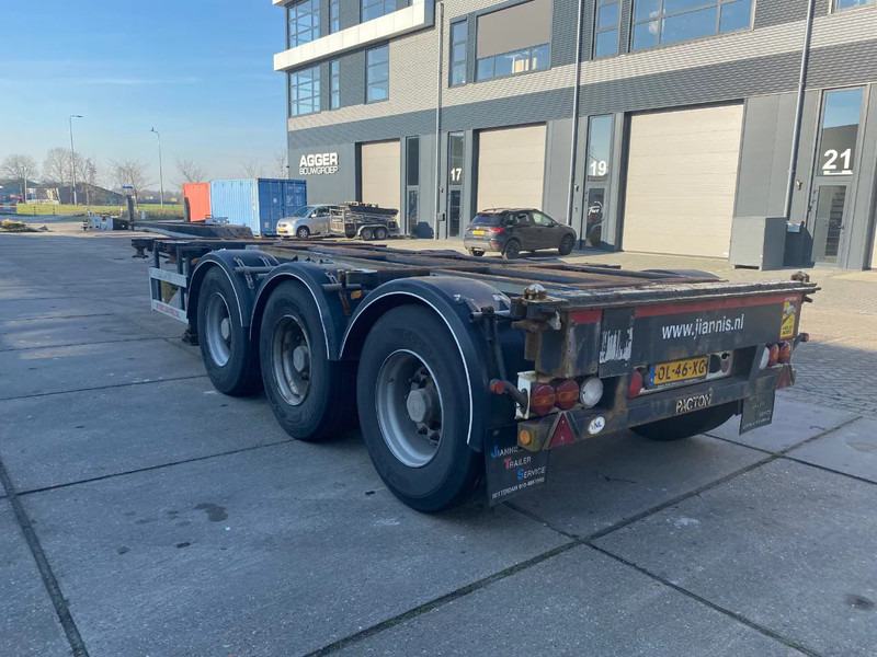Pacton TXC 343 Multi / 3x Extendable / 1x Lift Axle - Semi-reboque transportador de contêineres/ Caixa móvel: foto 3 Pacton TXC 343 Multi / 3x Extendable / 1x Lift Axle - Semi-reboque transportador de contêineres/ Caixa móvel: foto 3