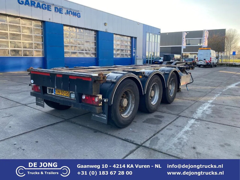 Pacton TXC 343 Multi / 3x Extendable / 1x Lift Axle - Semi-reboque transportador de contêineres/ Caixa móvel: foto 1 Pacton TXC 343 Multi / 3x Extendable / 1x Lift Axle - Semi-reboque transportador de contêineres/ Caixa móvel: foto 1
