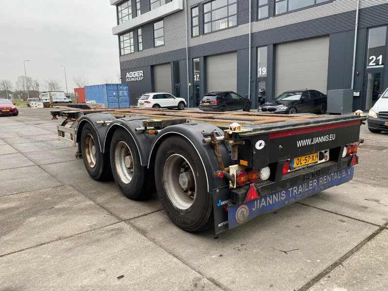 Pacton TXC 343 Multi / 3x Extendable / 1x Lift Axle - Semi-reboque transportador de contêineres/ Caixa móvel: foto 3 Pacton TXC 343 Multi / 3x Extendable / 1x Lift Axle - Semi-reboque transportador de contêineres/ Caixa móvel: foto 3