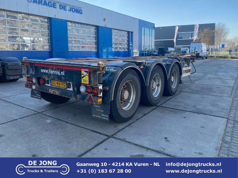 Pacton TXC 343 Multi / 3x Extendable / 1x Lift Axle - Semi-reboque transportador de contêineres/ Caixa móvel: foto 1 Pacton TXC 343 Multi / 3x Extendable / 1x Lift Axle - Semi-reboque transportador de contêineres/ Caixa móvel: foto 1